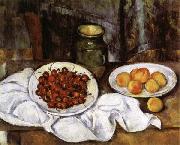 Paul Cezanne Cherries and Peaches Sweden oil painting reproduction